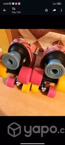Patines Hondar n 34 de soy luna , incluye bolso