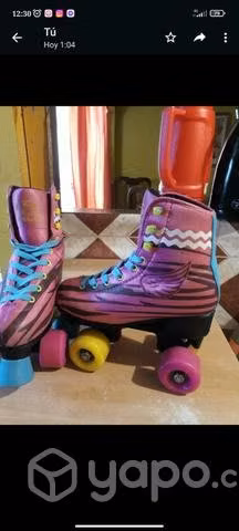 Patines Hondar n 34 de soy luna , incluye bolso
