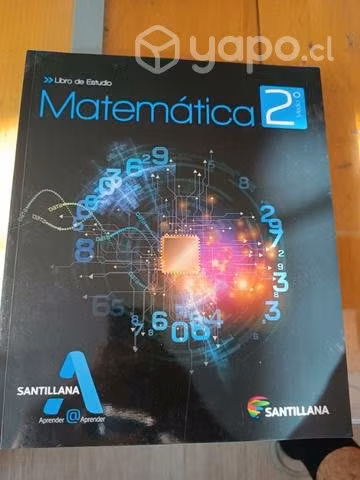 Libro Matemáticas Santillana 2do Medio