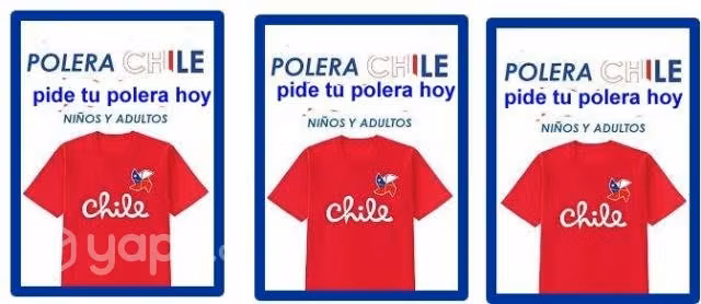 Fiesta patria 2022 pida su polera hoy