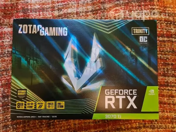 Tarjeta de Video NUEVA ZOTAC RTX 3070 Ti Trinity