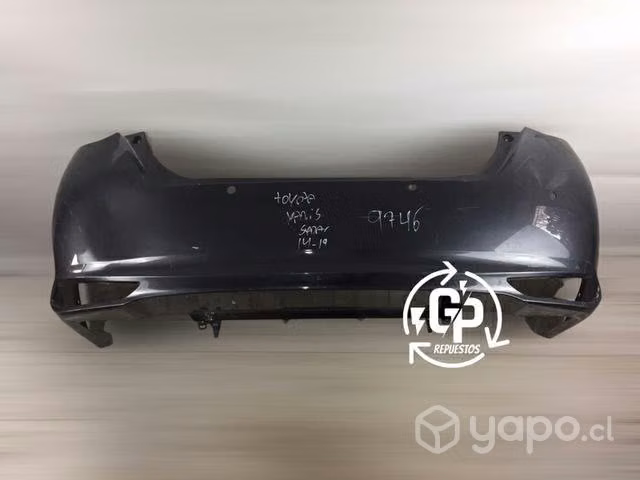 Parachoque Trasero Toyota Yaris Sedan 2014 2017
