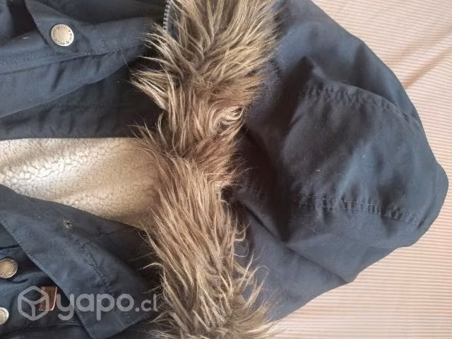 Chaqueta medio larga azul marino