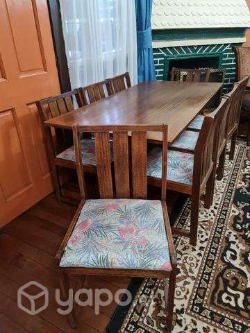 Comedor Cic madera 8 sillas - Imagen 2