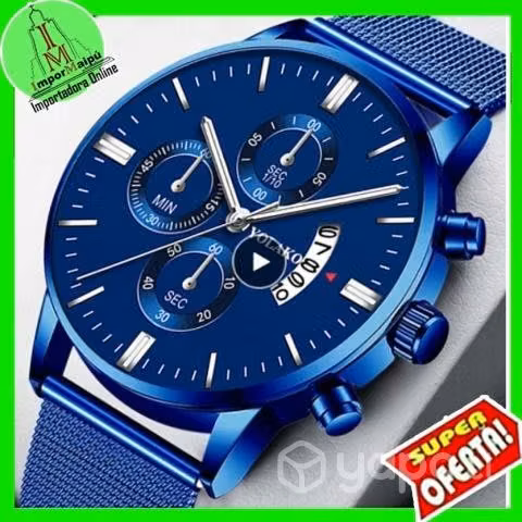 Reloj Hombre lujo acero inoxidable