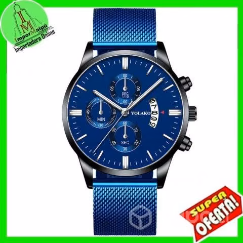 Reloj Hombre lujo acero inoxidable