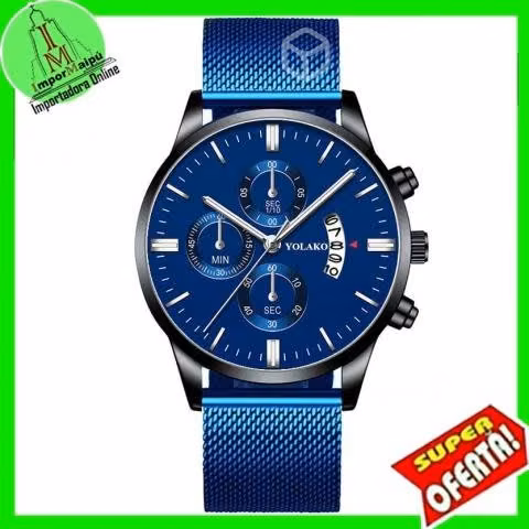 Reloj Hombre lujo acero inoxidable