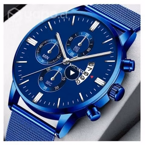 Reloj Hombre lujo acero inoxidable