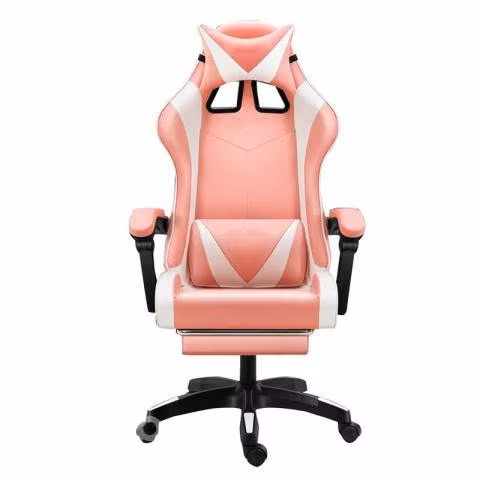Silla gamer rosada