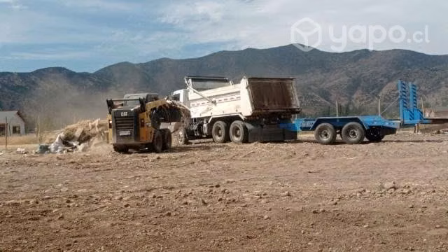 Retiro de escombros y de aridos