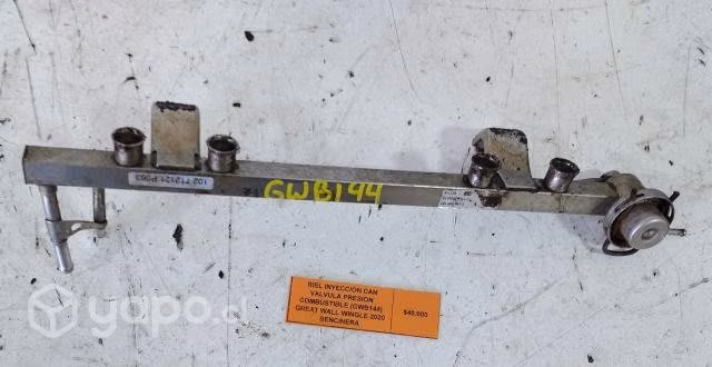 Riel Inyección Con Válvula Presión Combustible