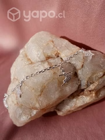 Pulsera bailarina, estrella y circón