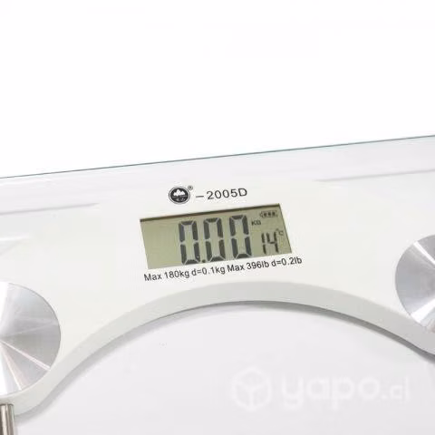 Balanza pesa digital de vidrio templado para baño - Imagen 2
