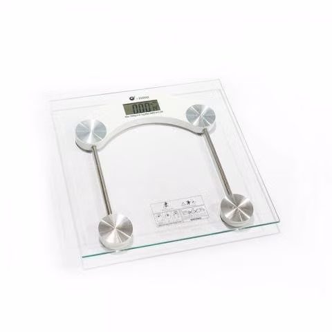 Balanza pesa digital de vidrio templado para baño