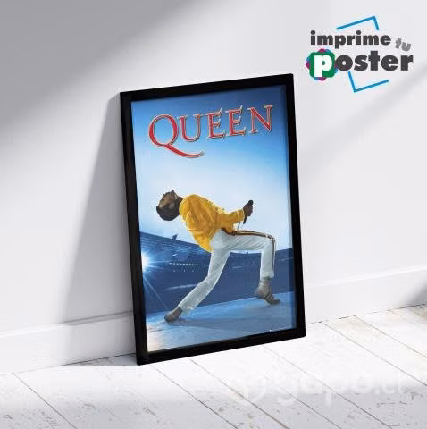 CUADRO DE QUEEN 34x45cm llegar y colgar - Imagen 4