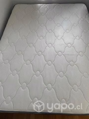 Colchón 2 plazas marca flex, menos de 1 año de uso