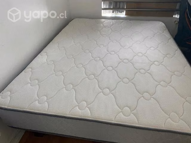 Colchón 2 plazas marca flex, menos de 1 año de uso