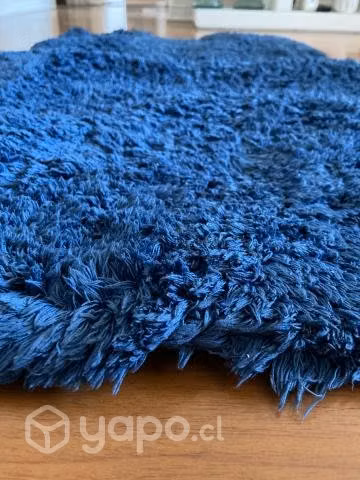 2 alfombras azules