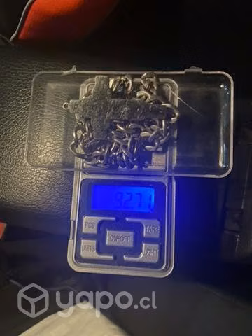 CADENA DE PLATA 80g + COLGANTE - Imagen 4