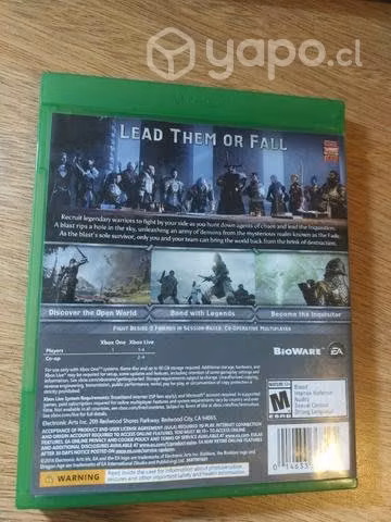 Dragon Age Inquisition Xbox one