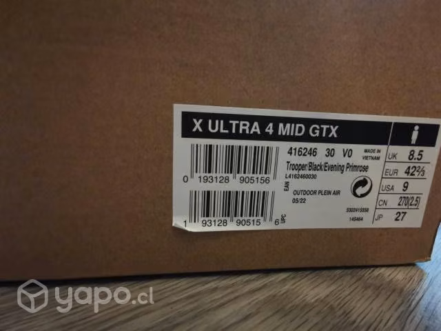 Zapatillas Salomon mid gtx