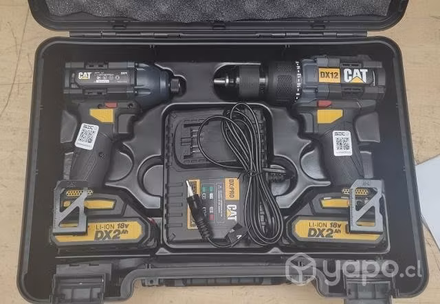 Kit taladro + atornillador de impacto 18v