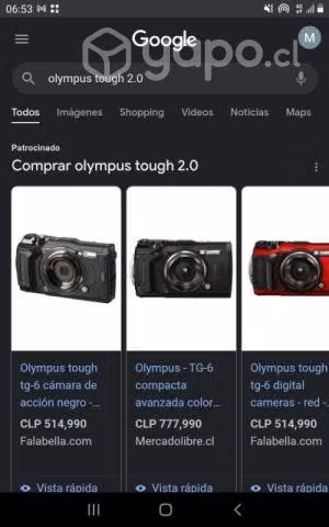 Camara profesional Olympus 2.0