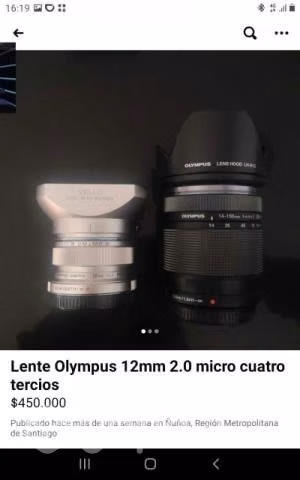 Camara profesional Olympus 2.0