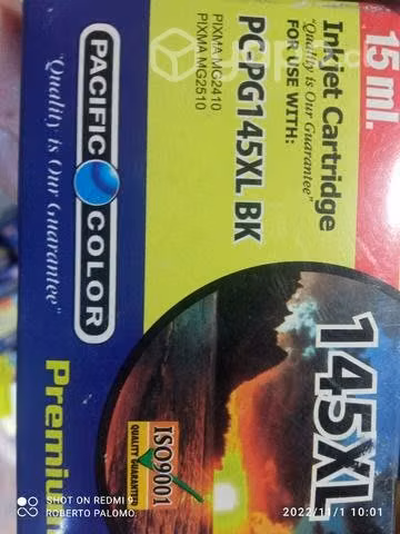 Tinta canon PG 145xl black alternativa de alta