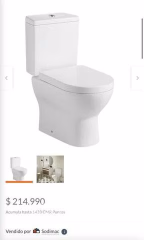 Wc , nuevo en caja , descarga dual,