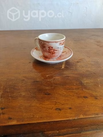 Juego tazas poecelana