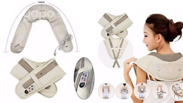 Masajeador Eléctrico Cuello Hombros Cuerpo Anti Es - Imagen 4