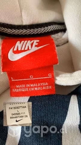 Poleron Nike Blanco - Imagen 2