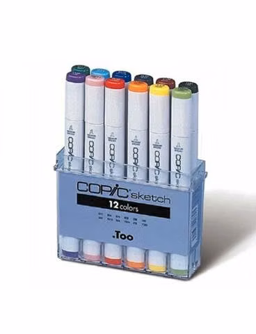 COPIC sketch 12 colors