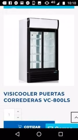 Visicooler y congeladores Vidrios rectos y curvos