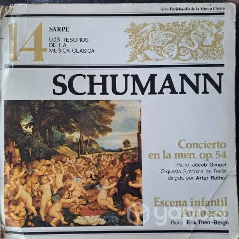 Disco Vinilo Schumann tesoros de la múscia cla14"