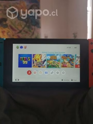 Nintendo Switch LT2 NEÓN nueva con animal crossing