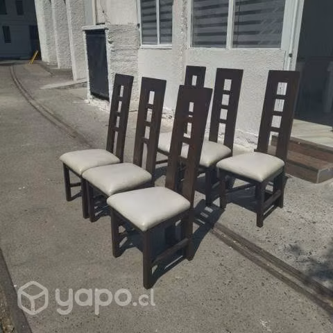 6 sillas con respaldo - Imagen 3