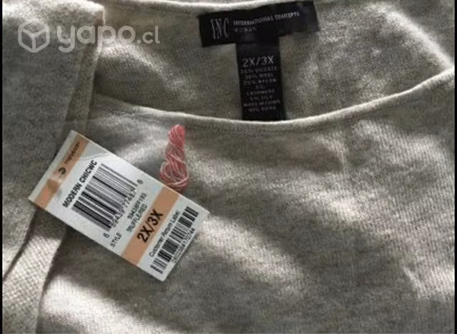 Poncho bicolor nuevo plus size