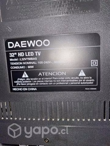 Smartv Daewoo poco uso, impecable