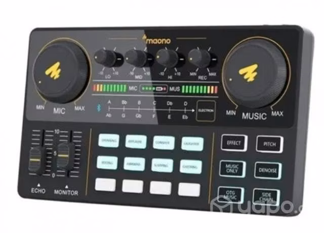 Interfaz Audio Tarjeta Sonido Mezclador Maonocaste