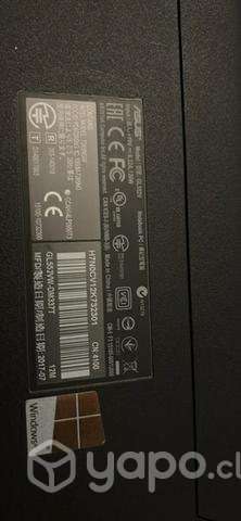 Pc gamer luces rojas modelo GL552VW - Imagen 4