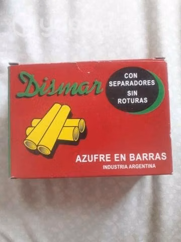 Barras de azufre