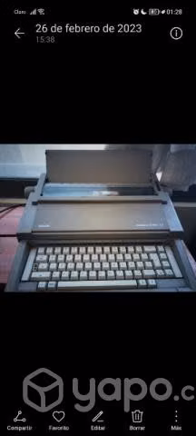 Maquina de escribir electrica olivetti lettera e 5 - Imagen 2