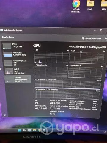 Lenovo Legión 7 Ryzen 7 Rtx 3070 Pantalla 165hz 2k