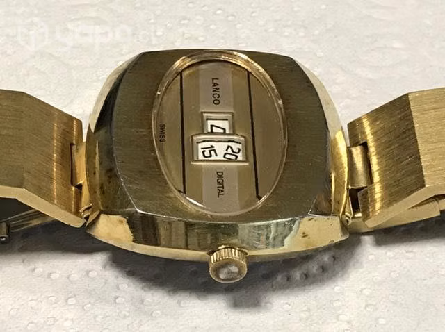 Raro Reloj Lanco Digital, Taxi Casi Sin Uso