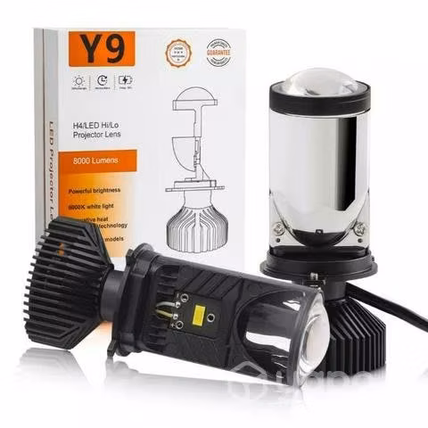 Ampolletas LED súper LED H4 con lupa 16000LM!
