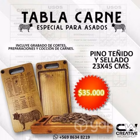 Tabla para carnes