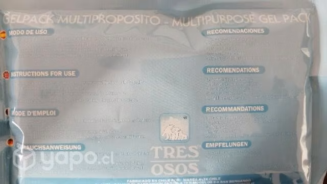 Gel pack Tres Osos
