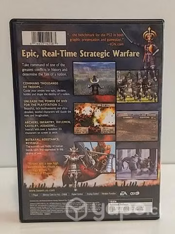Kessen Sony PlayStation PS2 Sony Koei Tactics